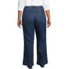 Lands’ End Women’s Recover High Rise Wide Leg Jeans(Royal Indigo)