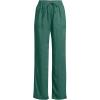 Lands’ End Women’s Recover High Rise Wide Leg Jeans(Washed Evergreen)