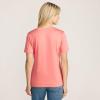 Lands’ End Women’s Relaxed American-Grown Supima Cotton Crew Neck T-Shirt(Coral Clay)