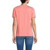 Lands’ End Women’s Relaxed American-Grown Supima Cotton Crew Neck T-Shirt(Coral Clay)