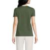 Lands’ End Women’s Relaxed American-Grown Supima Cotton Crew Neck T-Shirt(Estate Green)