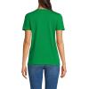 Lands’ End Women’s Relaxed American-Grown Supima Cotton Crew Neck T-Shirt(True Green)