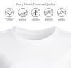 Lands’ End Women’s Relaxed American-Grown Supima Cotton Crew Neck T-Shirt(White)