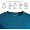 Lands’ End Women’s Relaxed American-Grown Supima Cotton Long Sleeve Crew Neck T-Shirt(Baltic Teal)