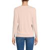 Lands’ End Women’s Relaxed American-Grown Supima Cotton Long Sleeve Crew Neck T-Shirt(Pink Opal)