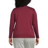Lands’ End Women’s Relaxed American-Grown Supima Cotton Long Sleeve V-Neck T-Shirt(1x Plus)