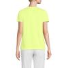 Lands’ End Women’s Relaxed American-Grown Supima Cotton V-Neck T-Shirt(Soft Limoncello Yellow)