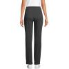 Lands’ End Women’s Relaxed Fit Sport Knit High Rise Pants – Soft Cotton Pull-On with Elastic Waist(Dark Charcoal Heather)