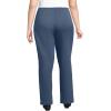 Lands’ End Women’s Relaxed Fit Sport Knit High Rise Pants – Soft Cotton Pull-On with Elastic Waist(Nightfall Blue)
