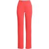 Lands’ End Women’s Relaxed Fit Sport Knit High Rise Pants – Soft Cotton Pull-On with Elastic Waist(Sahara Desert)