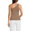 Lands’ End Women’s Slender One Shoulder Top(Honey Beige)