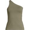Lands’ End Women’s Slender One Shoulder Top(Sunwashed Olive)