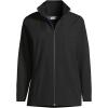 Lands’ End Women’s Soft Shell Fleece Jacket(Black)