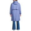 Lands’ End Women’s Squall Packable Long Raincoat(Light Periwinkle)