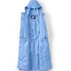 Lands’ End Women’s Squall Packable Long Raincoat(Light Periwinkle)