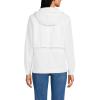 Lands’ End Women’s Squall Packable Rain Jacket(White)