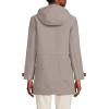 Lands’ End Women’s Squall Waterproof Hooded Raincoat(Soft Taupe)
