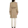 Lands’ End Women’s Squall Waterproof Modern Trench Coat(Desert Tan)