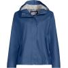Lands’ End Women’s Squall Waterproof Rain Slicker Jacket(Light Indigo Blue)