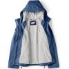 Lands’ End Women’s Squall Waterproof Rain Slicker Jacket(Light Indigo Blue)