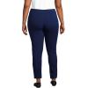 Lands’ End Women’s Starfish Mid Rise Slim Leg Pants(Deep Sea Navy)