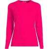 Lands’ End Women’s Sunshade UPF 50 Long Sleeve Relaxed Rash Guard(Coral Rubies)