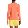 Lands’ End Women’s Sunshade UPF 50 Long Sleeve Relaxed Rash Guard(Papaya Orange)