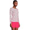 Lands’ End Women’s Sunshade UPF 50 Long Sleeve Relaxed Rash Guard(White Multi Paisley Floral)