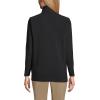 Lands’ End Womens Thermacheck 100 Fleece Jacket Black Tall X-Large