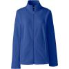 Lands’ End Womens Thermacheck 100 Fleece Jacket Dark Cobalt Blue Tall X-Large