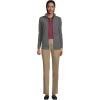 Lands’ End Womens Thermacheck 100 Fleece Jacket Iron Heather Tall Small
