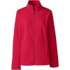 Lands’ End Women’s Thermacheck 100 Fleece Jacket(Rich Red)