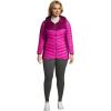 Lands’ End Womens UL Packable Down Jacket Verbena Plus 1x