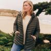 Lands’ End Women’s Ultralight Packable Down Jacket(Evening Forest)