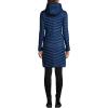 Lands’ End Women’s Ultralight Packable Long Down Coat(Deep Sea Navy)