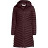 Lands’ End Women’s Ultralight Packable Long Down Coat(Lush Burgundy)