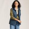 Lands’ End Women’s Wanderweight Packable Ultralight Down Vest(Vintage Blue)