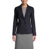 Lands’ End Women’s Washable Wool Two Button Traditional Blazer(True Navy)