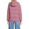 Lands’ End Women’s Wide Channel 600 Down Puffer Jacket(Soft English Rose)