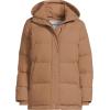Lands’ End Women’s Wide Channel 600 Down Puffer Jacket(Toasted Peanut)