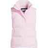 Lands’ End Women’s Wide Channel 600 Down Puffer Vest(Pink Frost)