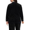 Lands’ End Women’s Wide Wale Corduroy Blazer(Black)
