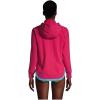 Lands’ End Womens Woven Hooded Full Zip Cover-up Jacket Hot Pink/Turquoise/Lime Mix Regular Small