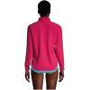 Lands’ End Womens Woven Hooded Full Zip Cover-up Jacket Hot Pink/Turquoise/Lime Mix Regular Small