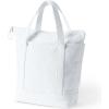 Lands’ End Zip Top Canvas Tote Bag(White)