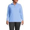 Lands’ End Anyweather Fleece Quarter Zip Pullover(Clear Blue Sky)