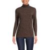 Lands’ End Lightweight Jersey Long Sleeve Turtleneck(Dark Clay Animal Spots)