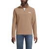 Lands’ End Men’s Anyweather Fleece Quarter Zip Pullover(Honey Beige)