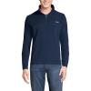 Lands’ End Men’s Anyweather Fleece Quarter Zip Pullover(Radiant Navy)