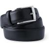 Lands’ End Men’s Classic Leather Chino Belt(Black)